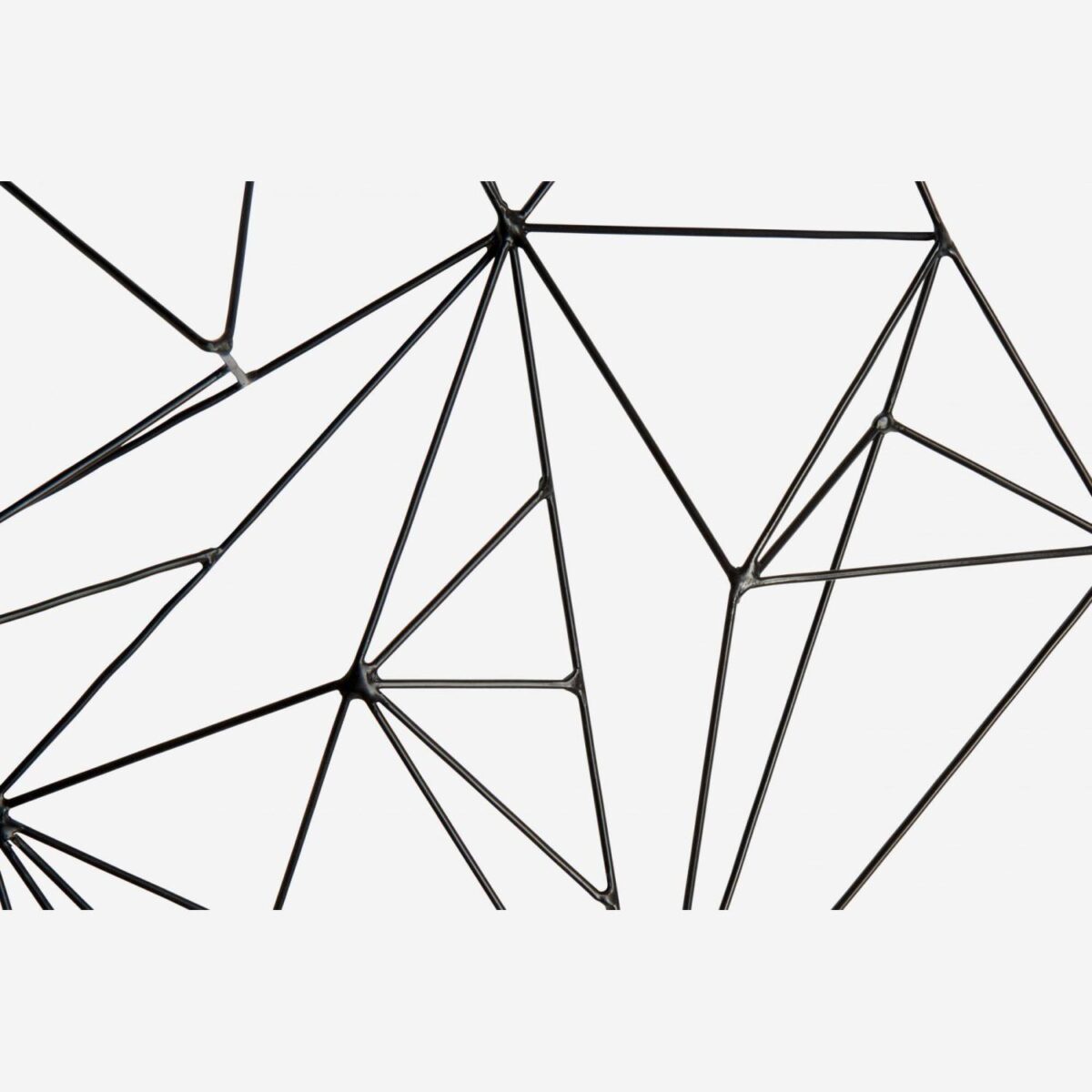 Abstract black metallic wall decoration - Image 8