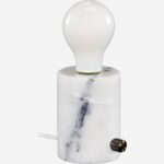 Lord Table lamp - White marble