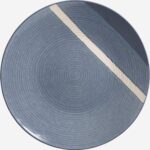 Roxana Πιάτο επιδορπίου κεραμικό - 21,5 cm - Μπλε γκρι