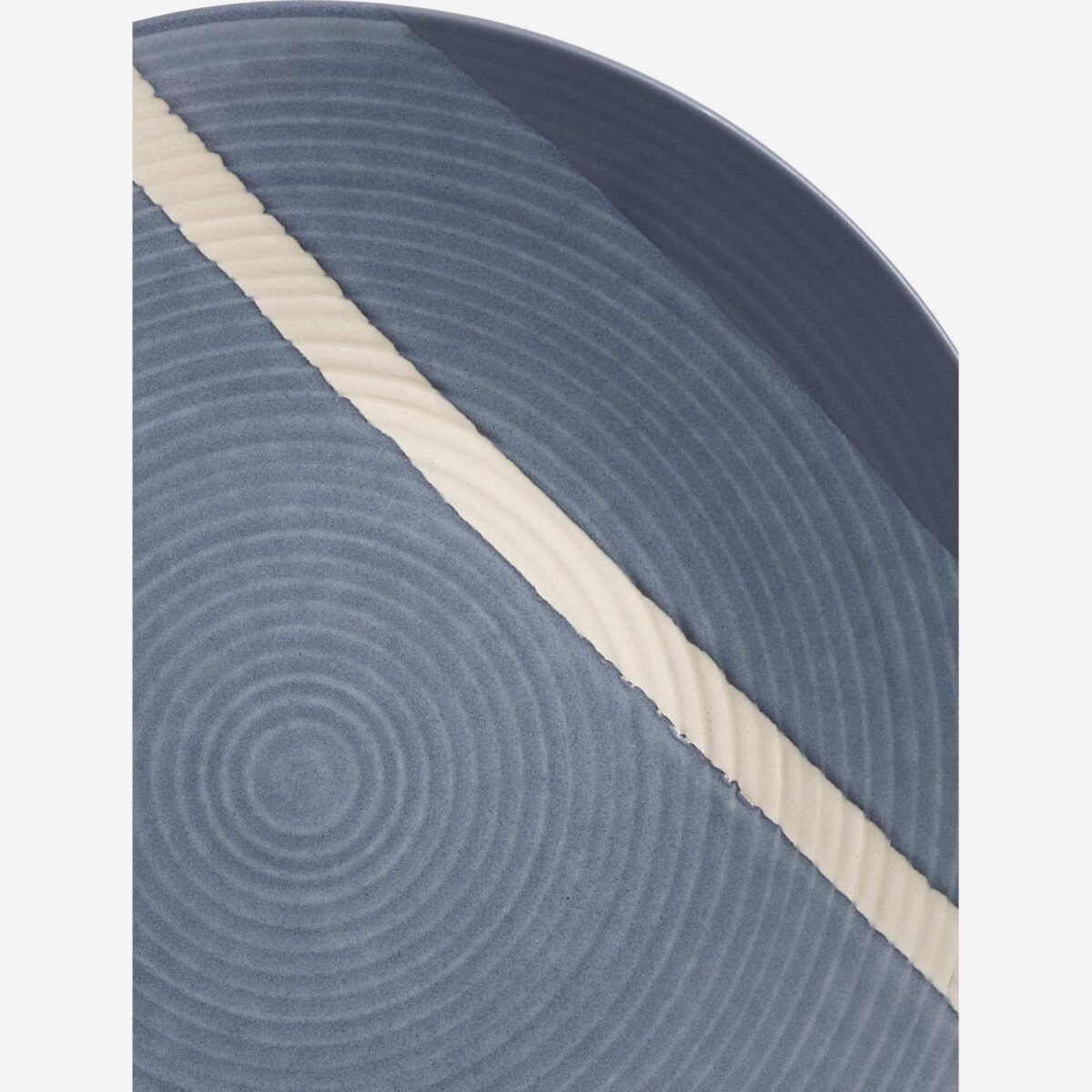 Roxana Πιάτο επιδορπίου κεραμικό - 21,5 cm - Μπλε γκρι - Image 3