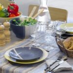 Roxana Πιάτο επιδορπίου κεραμικό - 21,5 cm - Μπλε γκρι - Image 4