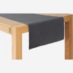 Linen Runner από λινό ύφασμα - 40 x 150 cm - Ανθρακί γκρι