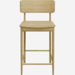 PIPPA Ψηλή καρέκλα μπαρ από οξιά – Ανοιχτόχρωμο ξύλο