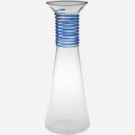 Upie Glass carafe - 1.1 L - Blue - Design by Chloe Le Cam