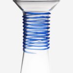 Upie Glass carafe - 1.1 L - Blue - Design by Chloe Le Cam - Image 3