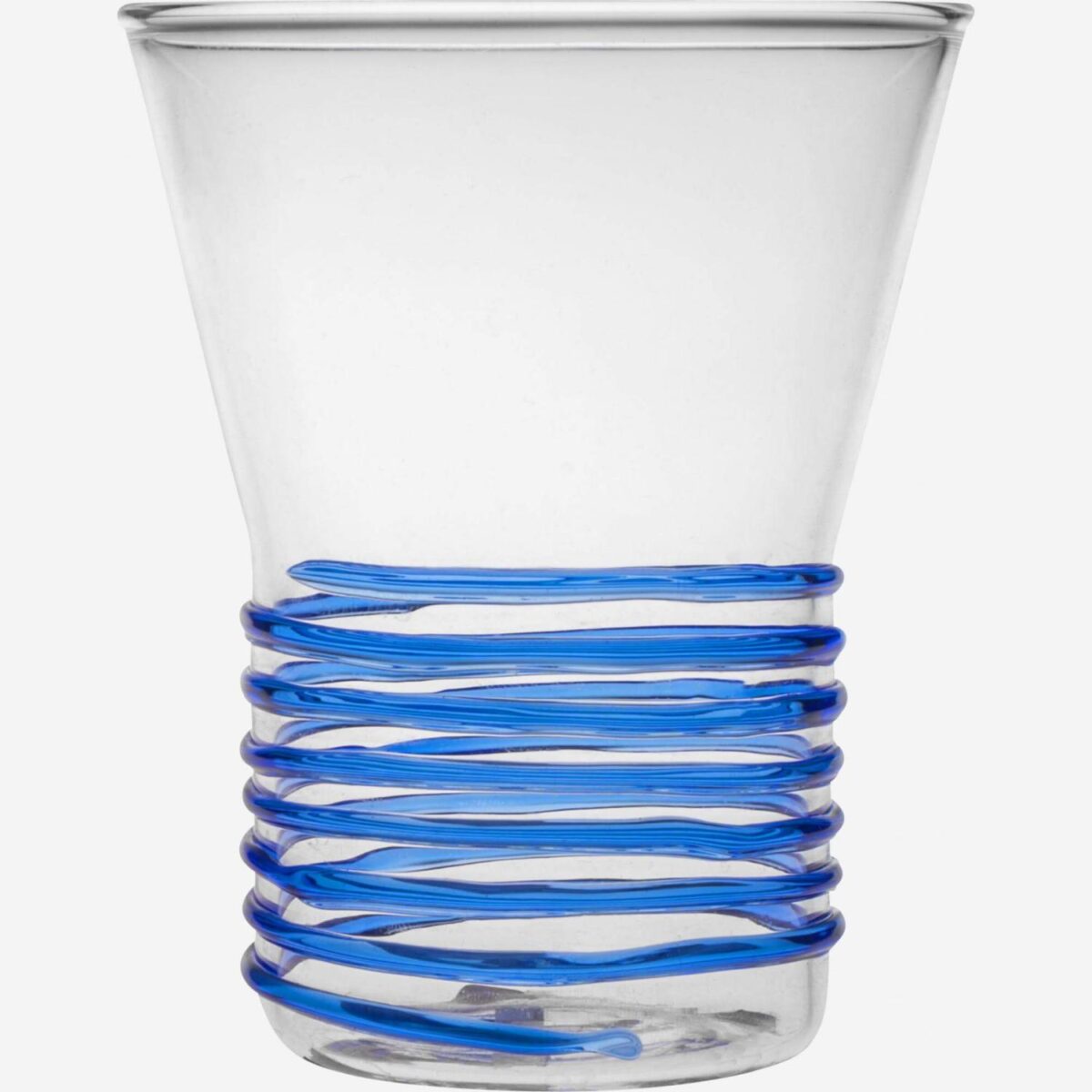 Upie Glass tumbler - 260 ml - Blue - Design by Chloe Le Cam - Image 2