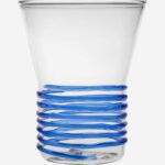 Upie Glass tumbler - 260 ml - Blue - Design by Chloe Le Cam - Image 2