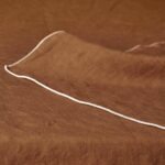 Linen Λινό τραπεζομάντιλο - 150 x 250 cm - Καραμελένιο καφέ - Image 3