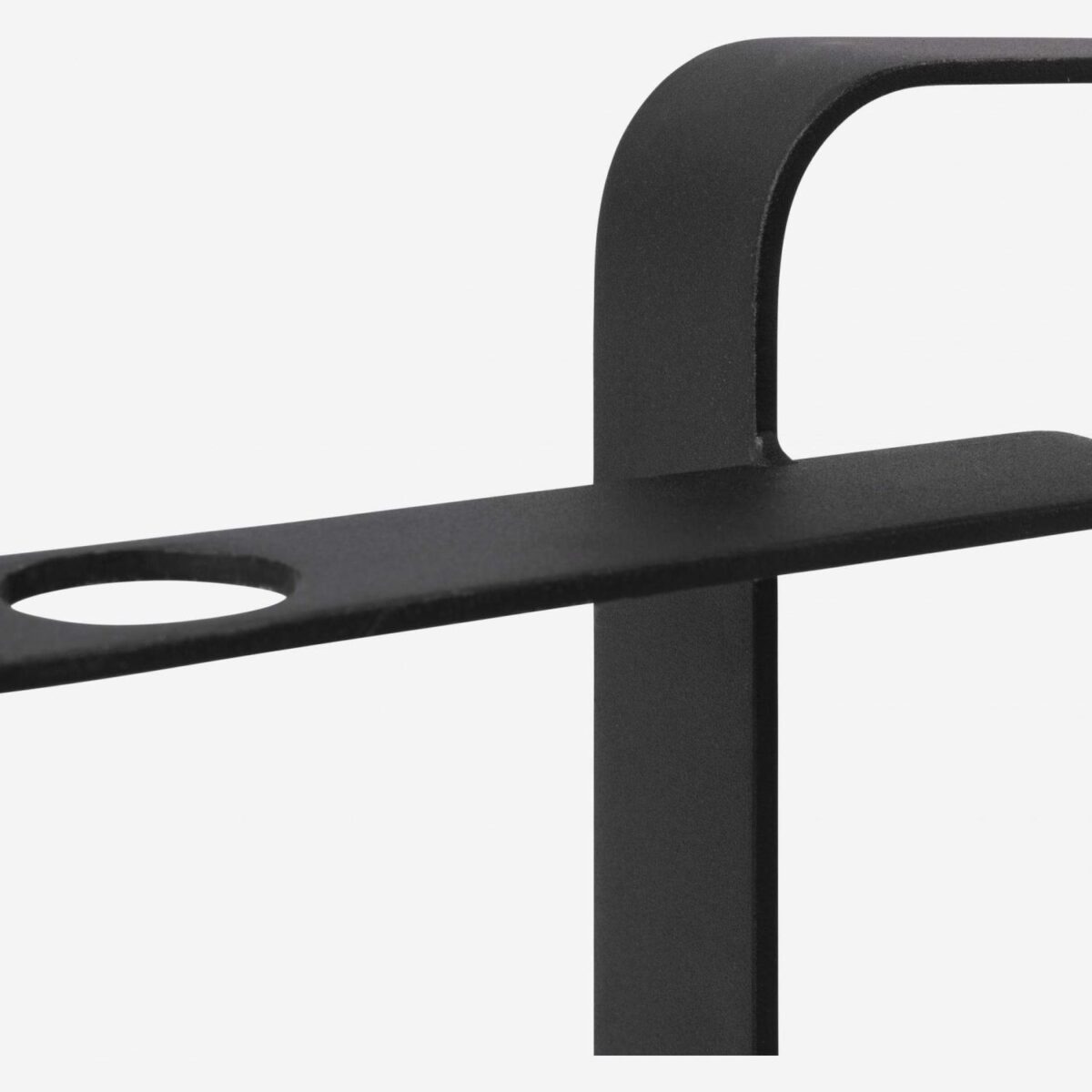 Alexy Μεταλλικό κηροπήγιο - 39 x 6 x 19 cm - Μαύρο - Image 6