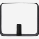 Alexy Metal candle holder - 20 x 5 x 16 cm - Black - Image 4