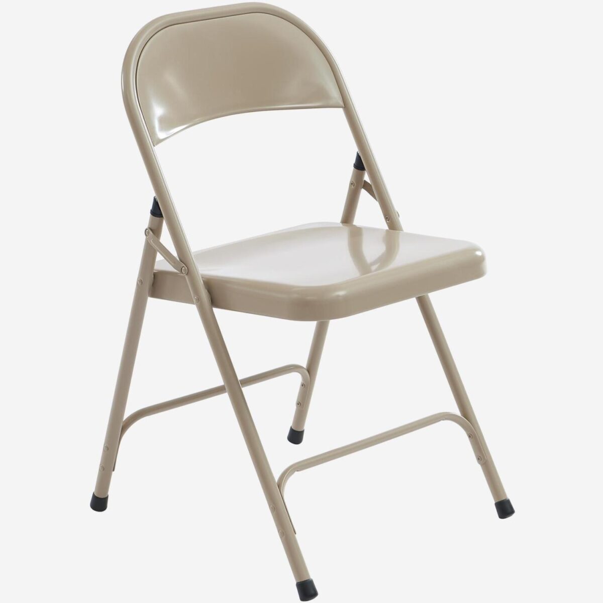 Macadam  Λακαρισμένη ατσάλινη πτυσσόμενη καρέκλα - Sable - Image 2