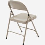 Macadam  Λακαρισμένη ατσάλινη πτυσσόμενη καρέκλα - Sable - Image 4