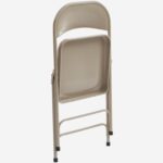 Macadam  Λακαρισμένη ατσάλινη πτυσσόμενη καρέκλα - Sable - Image 5