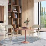 Macadam  Λακαρισμένη ατσάλινη πτυσσόμενη καρέκλα - Sable - Image 6