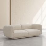 Austin Καναπές 3θέσιος με ύφασμα - Βανίλια μπεζ - Design by Federica Francini - Image 4