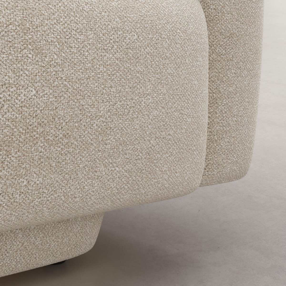 Austin Καναπές 3θέσιος με ύφασμα - Βανίλια μπεζ - Design by Federica Francini - Image 6