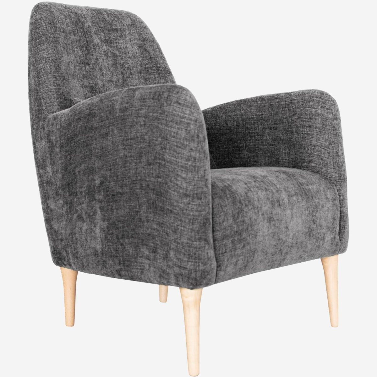 Antoine Fabric armchair - Pebble gray - Design by James Patterson - Image 5