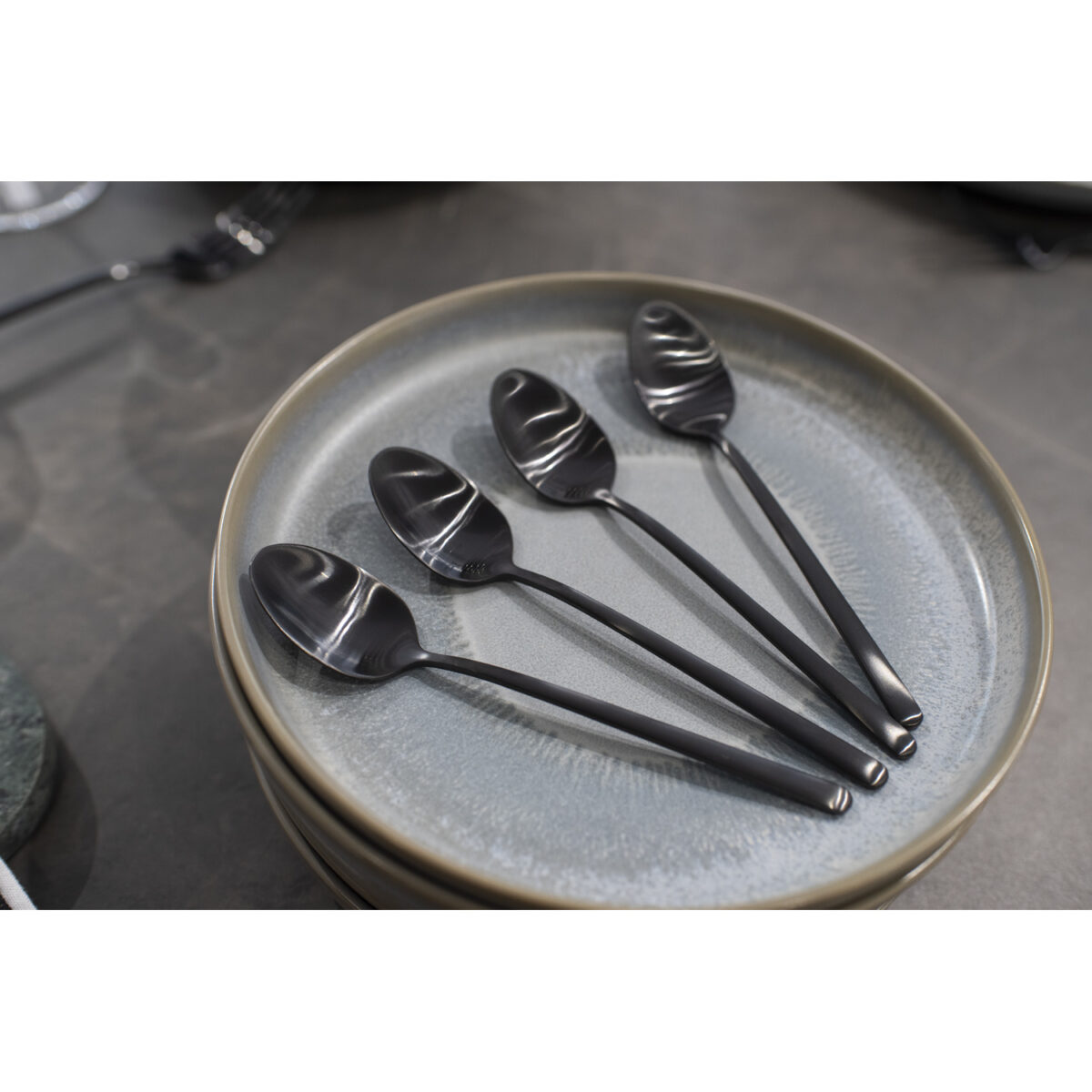 Amarone teaspoon 18/10 matt black - Image 3