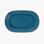Sicily oval plate 17X29cm blue - Image 5