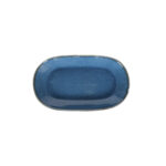 Sicily oval plate 17X29cm blue