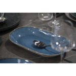 Sicily oval plate 17X29cm blue - Image 4