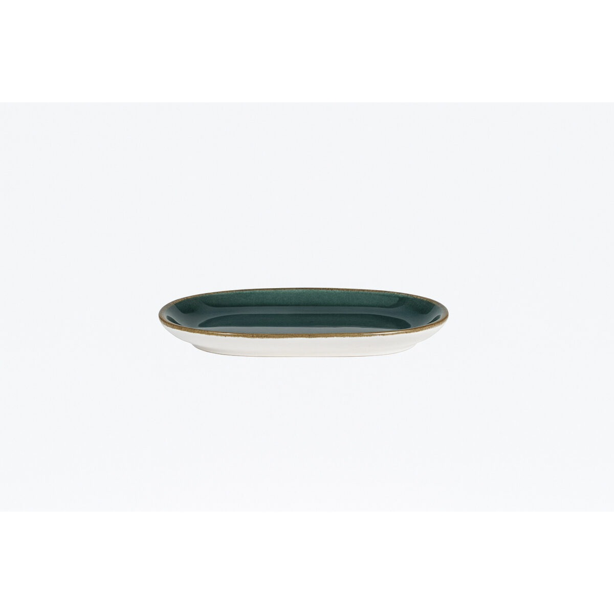 Sicily oval plate 17X29cm green - Image 2
