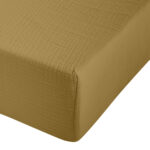 Arielle Mattress pad with Bronze elastic 160x200 cotton - Image 3