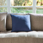 Brunelle Μαξιλάρι λινό Bleu Marine 45x45