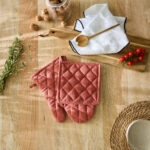 Brunelle Γάντι φούρνου λινό Terracotta - Image 3