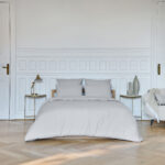 Amance Παπλωματοθήκη βαμβακερή Gris perle 260x240 - Image 2