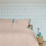 Arielle Pillow case Rose poudre cotton 50X70 - Image 2