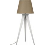 YVES τρίποδο επιτραπέζιο μεταλλικό φωτιστικό λευκό - Image 2