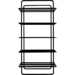 MIKADO μεταλλική κάβα για δέκα μπουκάλια μαύρη - Image 6