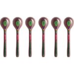 OCOLO Set of six spoons in colorful racka wood - Image 6