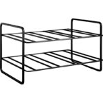 MIKADO μεταλλική θήκη για έξι μπουκάλια μαύρη