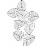 OLIM επιτοίχιο διασκοσμητικό μαύρο