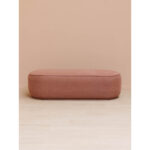 Marsala velvet bench