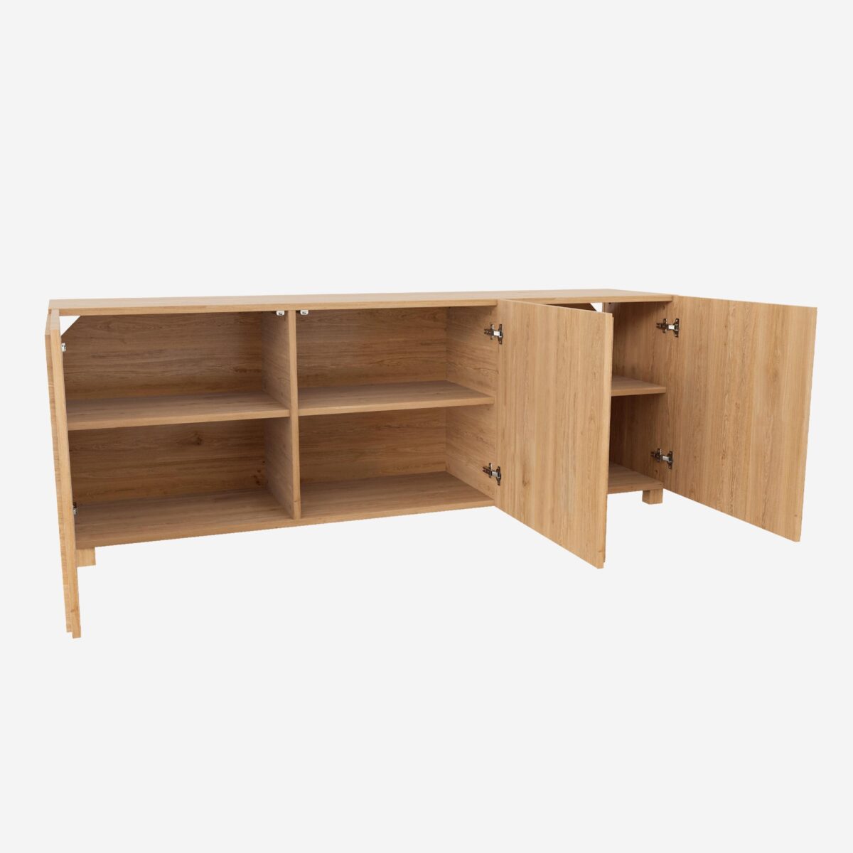 Drio Χαμηλός 3θυρος μπουφές από δρυ - Φυσικό - Design by Helena Pille - Image 2