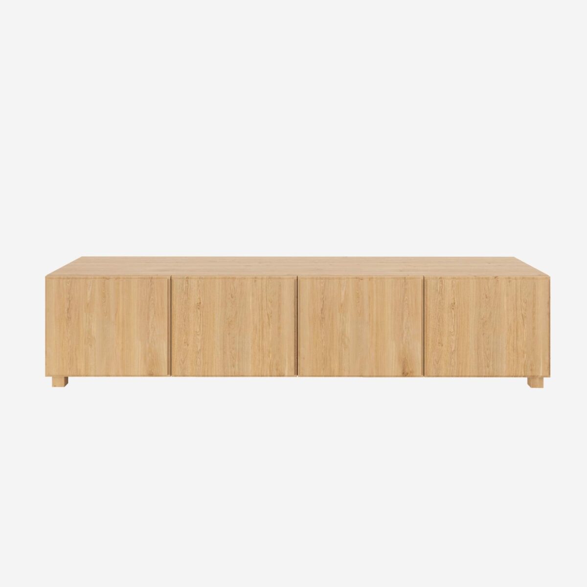 Drio Oak 4-door TV cabinet - Natural - Design by Helena Pille - Image 2
