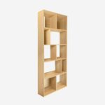 Will Oak bookcase - Natural 195x76 - Design by Helena Pille