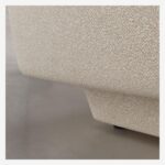 Austin 3-θέσιος καναπές δεξιά γωνία με ύφασμα με ύφασμα Vanilla Beige - Design by Federica Francin - Image 3