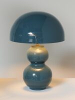 BULB metal table lamp blue - Image 3