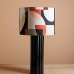 ILLUSTRATION table lamp black lacquer