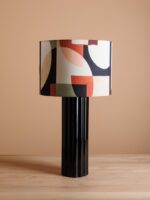 ILLUSTRATION table lamp black lacquer
