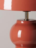 BULB metal table lamp red - Image 3