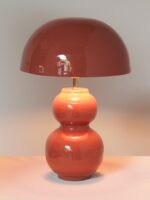 BULB metal table lamp red - Image 4