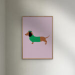 Dachschund Πόστερ 50x70 - Image 2