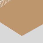 Flower beije white Πόστερ 50X70 - Image 3