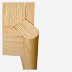 Will Oak desk - Natural 122x57 - Design by Helena Pille - Image 2