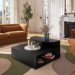 Milord Δρύινο τραπεζάκι μέσης - Μαύρο - Image 2